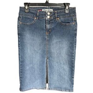Paris Blues Jrs Denim jeans Size 7 soulmate pencil skirt